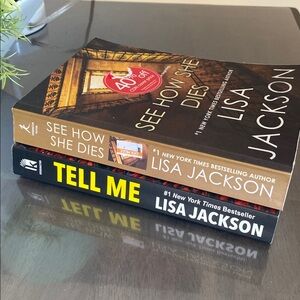 Lisa Jackson Books Fiction thriller See How She Dies & Tell me